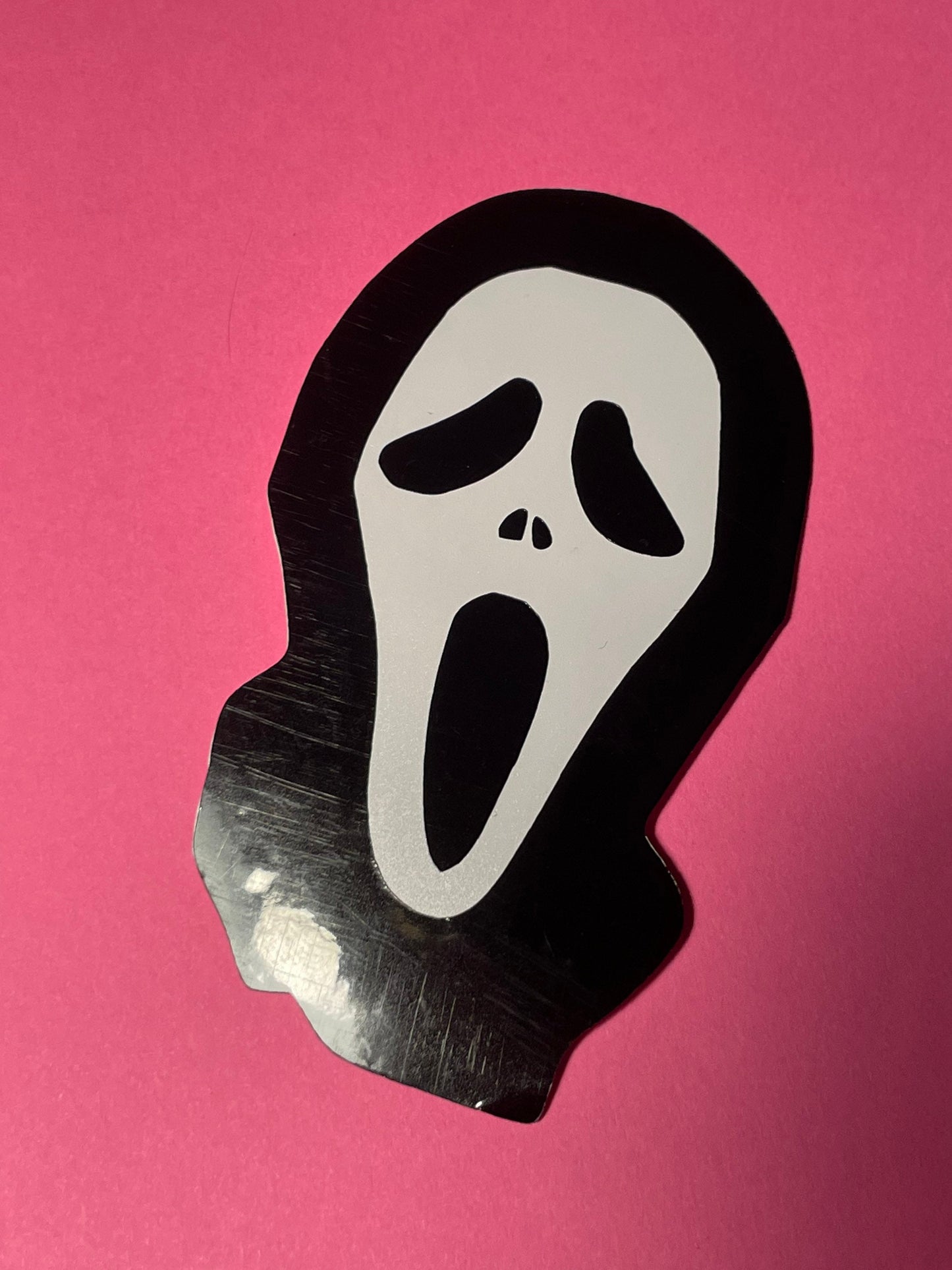 Scream horror ghost face classic movie removable vinyl sticker